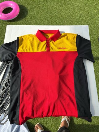 Pack 5un Camiseta Polo DHL Talla L