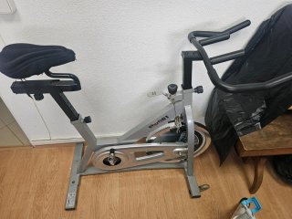 Bicicleta de Spinning Gris