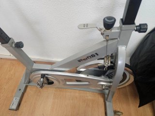 Bicicleta de Spinning Gris