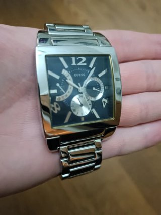 Orologio Guess argento e nero