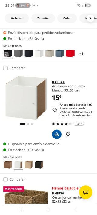 Mobile Kallax Ikea Bianco