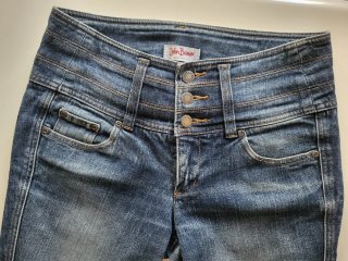 Jeans John Baner vita alta 3 bottoni