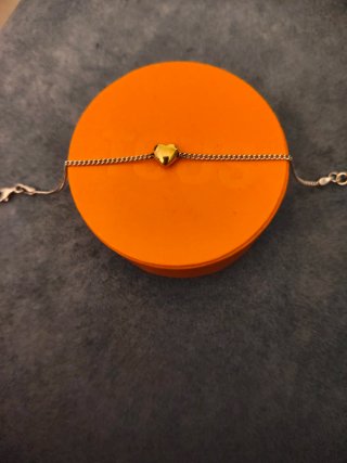 Pulsera Tous Corazón baño Oro y Plata