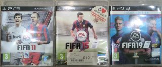 Juegos PS3 FIFA 11, 15 y 19