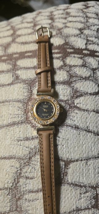 Reloj Geneva Mujer Dorado y Marrón