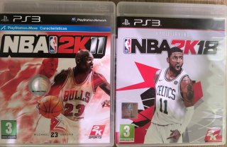 Juegos PS3 NBA 2K11 y NBA 2K18