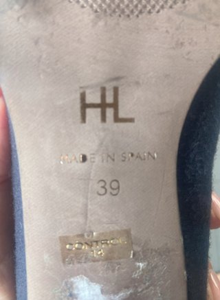 Mocassins azuis Hannibal Laguna com laço