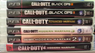 Pacchetto di 6 videogiochi Call of Duty per PS3