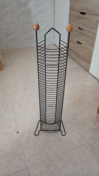 Soporte para discos metálico