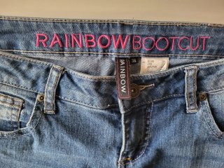 Jeans Rainbow Bootcut vita bassa