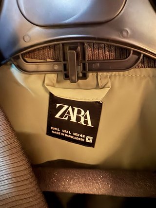 Casaco Zara verde caqui