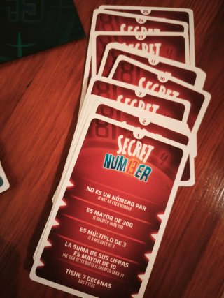 Juego de mesa Secret Number