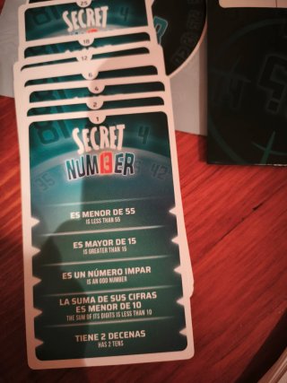 Juego de mesa Secret Number