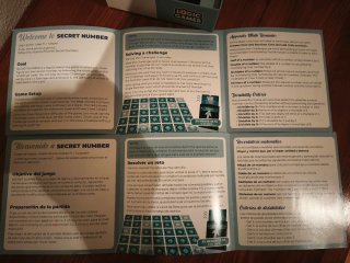Juego de mesa Secret Number