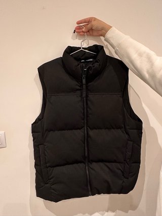 Chaleco acolchado Zara negro