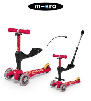 Patinete Micro Mini 3 en 1 Deluxe Plus
