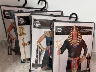 Pack 4 Disfraces Egipcios