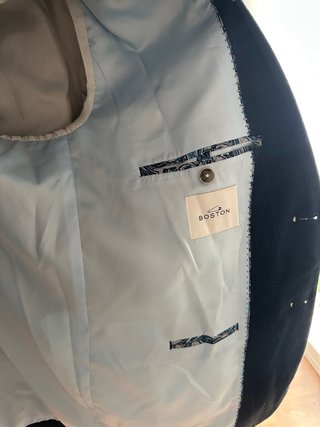 Americana Boston Azul Talla 52
