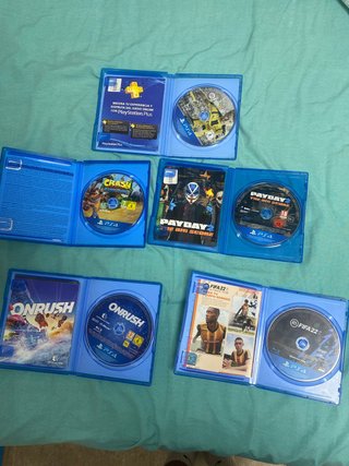 Lote 5 Giochi PS4: Crash, Payday 2, Onrush, FIFA 22
