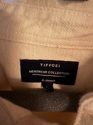 Camisa Tiffosi bege Tamanho L