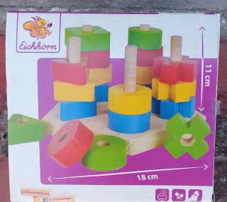 Pack de 3 puzzles madera marca Eichhorn