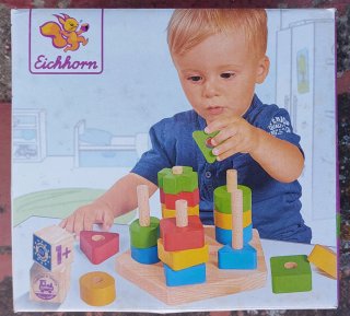 Pack de 3 puzzles madera marca Eichhorn