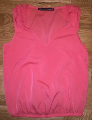 Blusa Zara Rosa Talla S