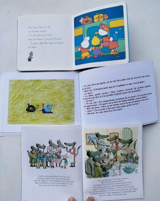 5 contes pour premiers lecteurs. Kirikou,Lili,Loup