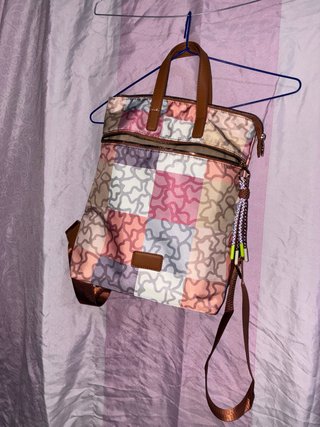 Bolso Mochila tipo Tous Multicolor