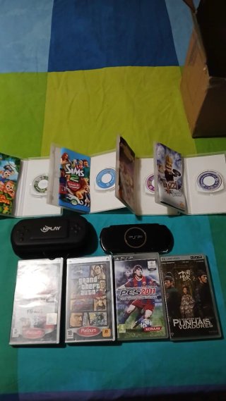 Console PSP 3000 Nera con Giochi