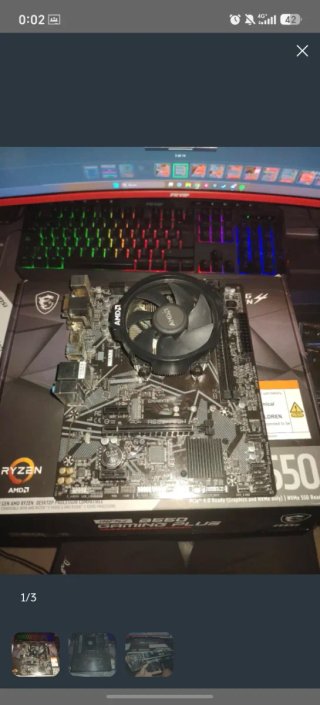 Placa Base Gigabyte A520M + Ryzen 5 5500 + 2TB