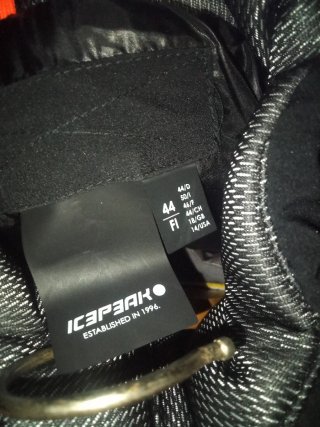 Chaqueta de esquí Icepeak Electra T44 con etiqueta