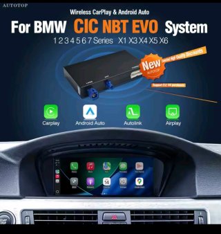 Módulo CarPlay BMW CIC  Android Auto