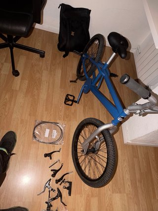 Bicicleta BMX azul