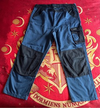 Pantalón de trabajo Parkside azul/negro