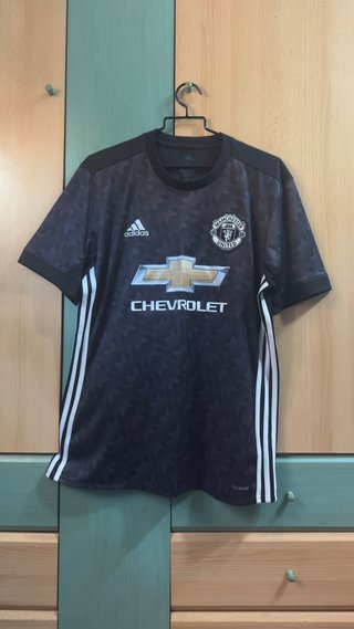 Camiseta Manchester United Adidas Pogba 6 Negra