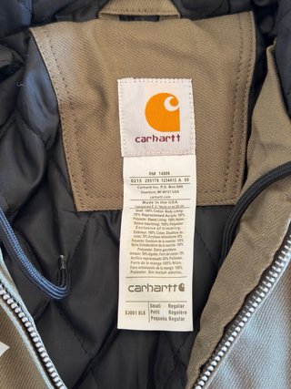 Casaco Carhartt Active Jacket Vintage Verde NY