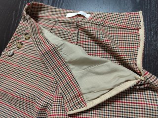 Calças de Padrão Xadrez para Mulher - Mango (XS)