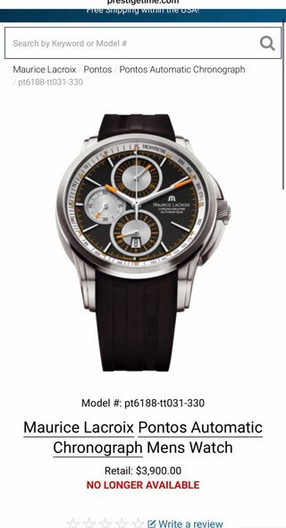 Maurice Lacroix Pontos Chrono Titânio