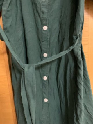 Vestido Verde com Botões