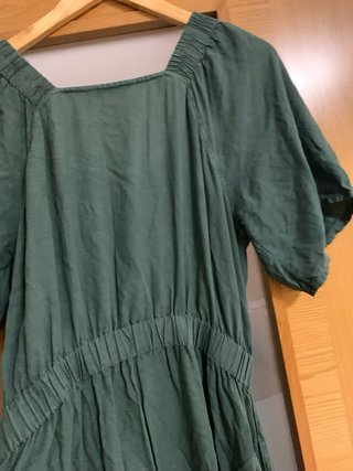 Vestido Verde com Botões
