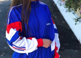 Chaqueta Adidas Azul y Roja