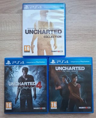 Lote 3 Juegos PS4 Uncharted