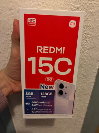 Xiaomi Redmi 15C 5G 128GB nuevo, precintado