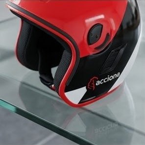 Casco Shiro Jet Acciona Edición Limitada Talla S