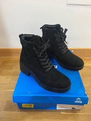Botines MTNG negros talla 37