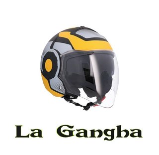 Casco Jet Shiro Tokio SH-64 Ultron Amarill Talla S