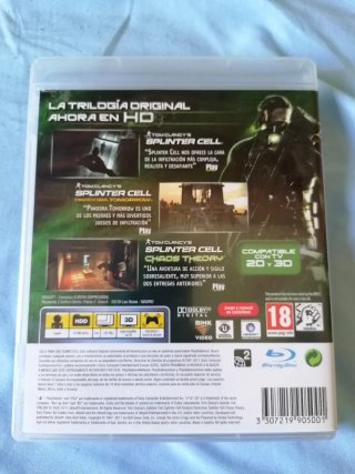 Trilogia Splinter Cell PS3 (Pal Spagna)