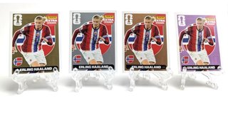 4 Cromos Extra Haaland Panini FIFA