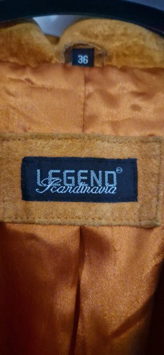 Casaco Legend camurça Laranja Tam 36